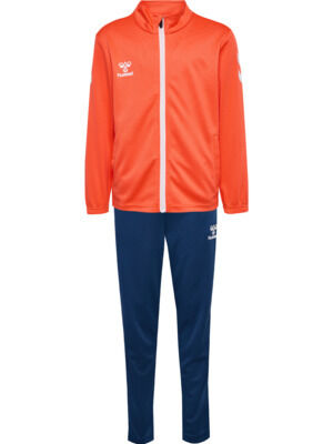 HUMMEL hmlLOGO SUIT KIDS - NASTURTIUM/DARK DENIM - 140