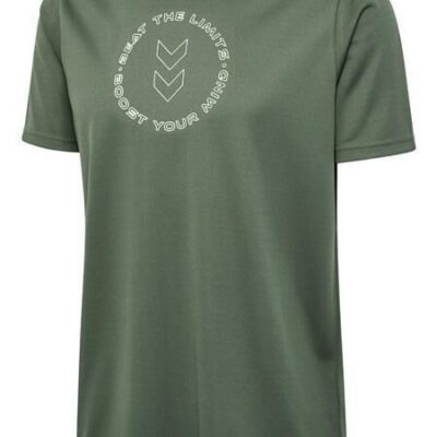 Hummel hmlTE BOOST T-SHIRT - CLIMBING IVY - L