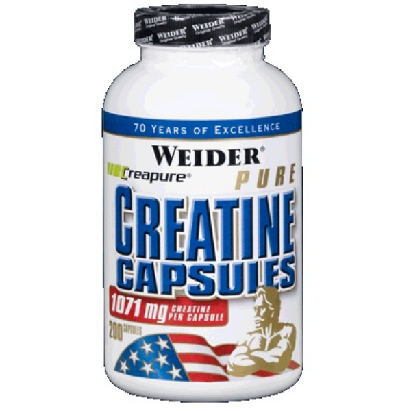 Weider Pure Creatine Capsules, 200 Kaps.