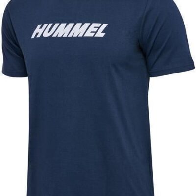 HUMMEL hmlELEMENTAL LOGO COTTON TEE - DRESS BLUES - M