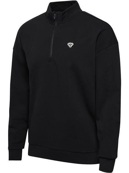 HUMMEL hmlLOOSE HALF ZIP  BEE - BLACK - XL