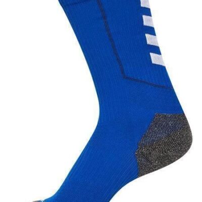 HUMMEL hmlPRO TRAINING SOCKS LOW - TRUE BLUE/WHITE - 43/46