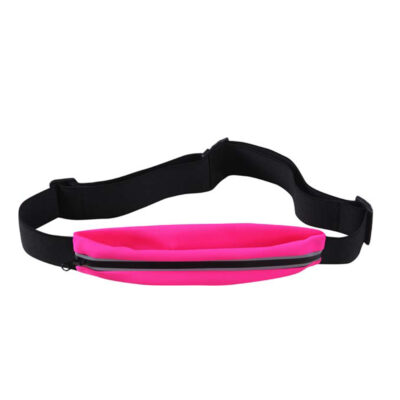 Oxide - Laufgürtel Stretch - wasserdichter Sportgürtel für Schlüssel/Handy - neonrosa