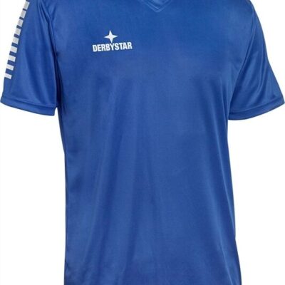 Derbystar Contra Trikot blau weiss L