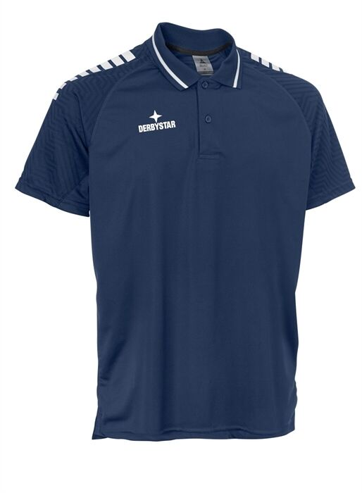 Derbystar Primo Polo-Shirt v24, navy weiss, XXL