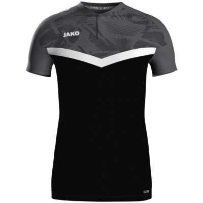 JAKO Polo Iconic, L, schwarz/anthrazit