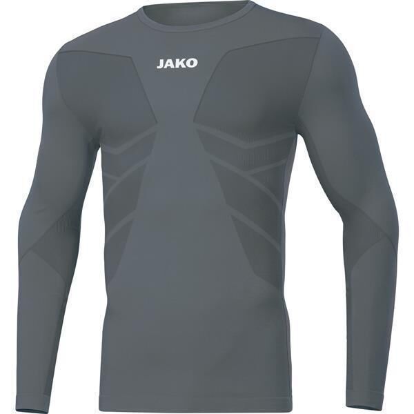 JAKO Longsleeve Comfort 2.0 XXL Steingrau