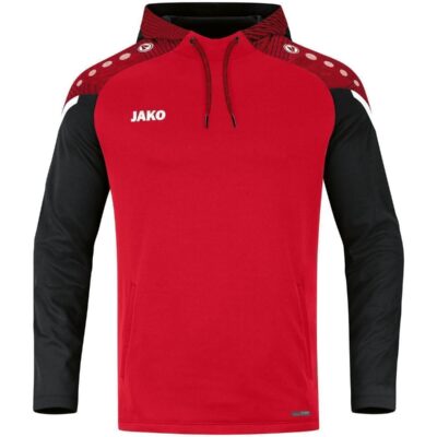 JAKO Kapuzensweat Performance 116 Rot/Schwarz