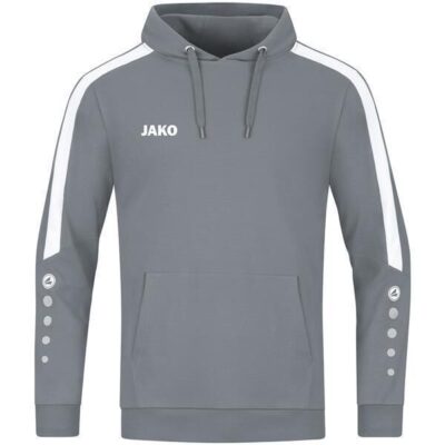 Jako Kapuzensweat Power steingrau XL