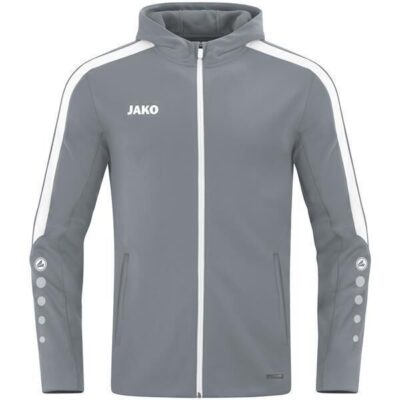 Jako Kapuzenjacke Power steingrau XXL