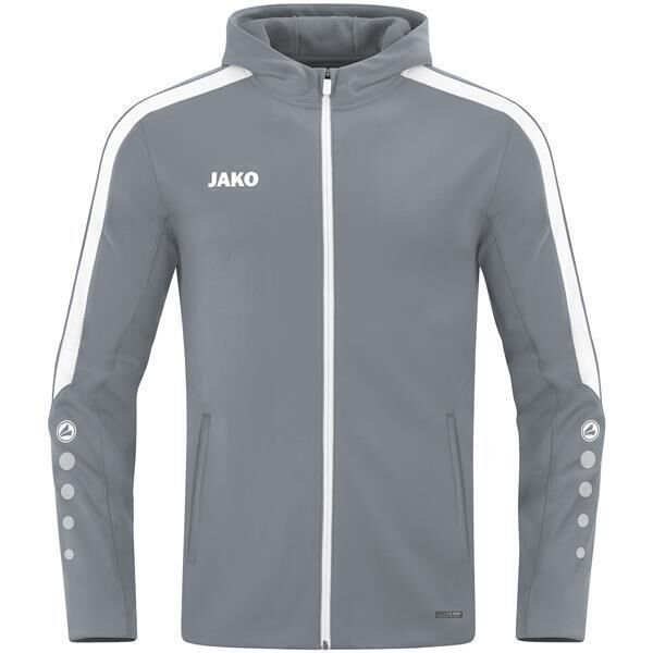 Jako Kapuzenjacke Power steingrau XXL