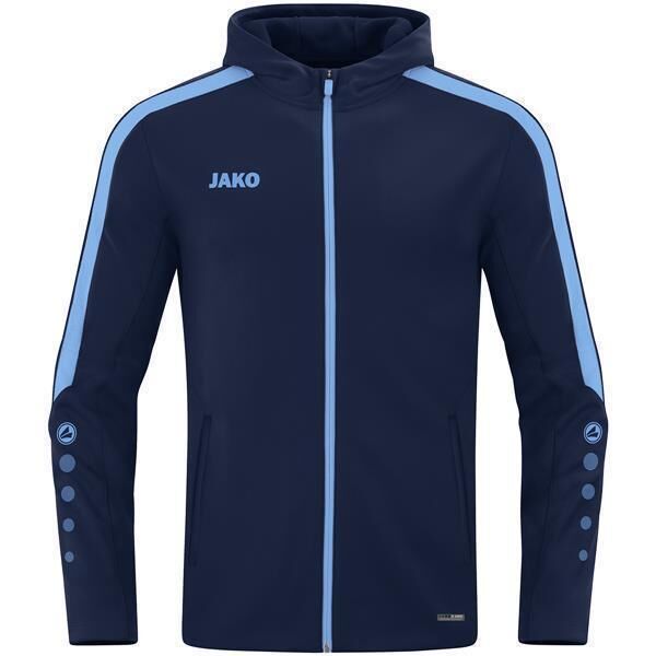 Jako Kapuzenjacke Power marine/skyblue L