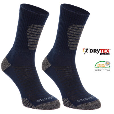 Silverpoint - PACE PERFORMANCE - DRITEX - Outdoorsocken lang - navy
