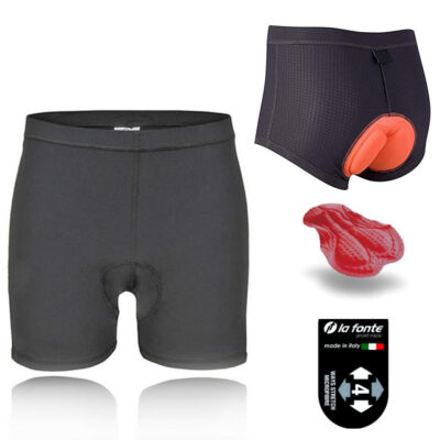 3Face - Damen Radunterhose Matrix Funktionsgewebe Komfortsitzpolster - Made in Italy