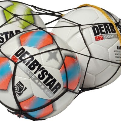Derbystar Ballnetz Polyester, schwarz, für 1 Ball
