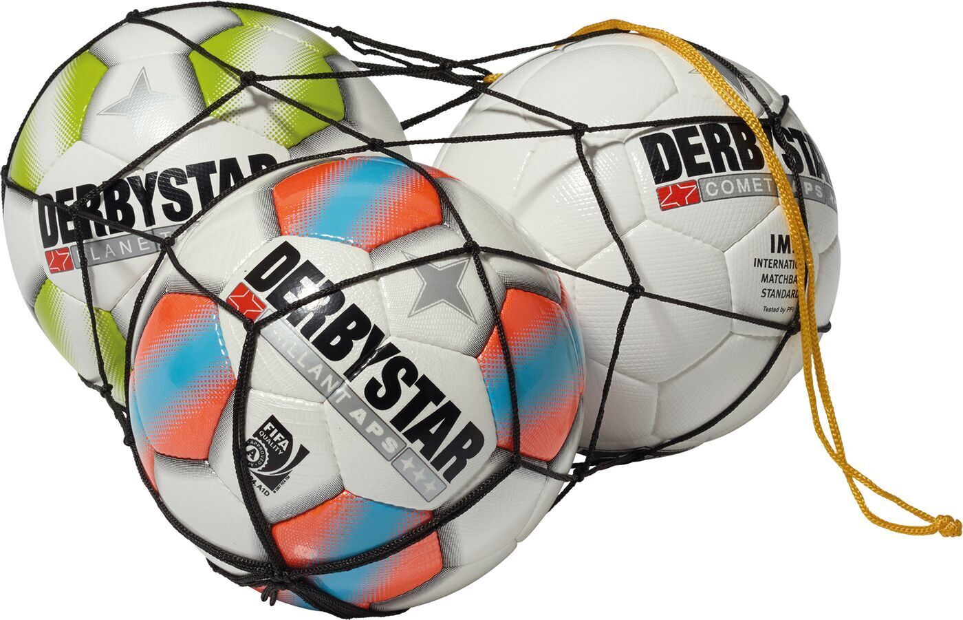 Derbystar POLYESTER BALLNETZ - schwarz - 10 Bälle