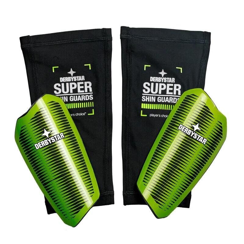 Derbystar SBS-SUPER v25 Schienbeinschoner schwarz/grün L