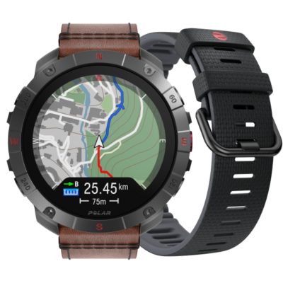 Polar Grit X2 Pro, Premium Outdoor-Uhr, Titan