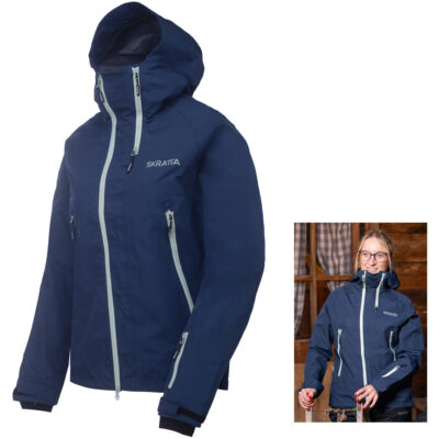 Skratta - 3Lagen Damen Softshell wasserfeste Outdoorjacke 15K Jutis