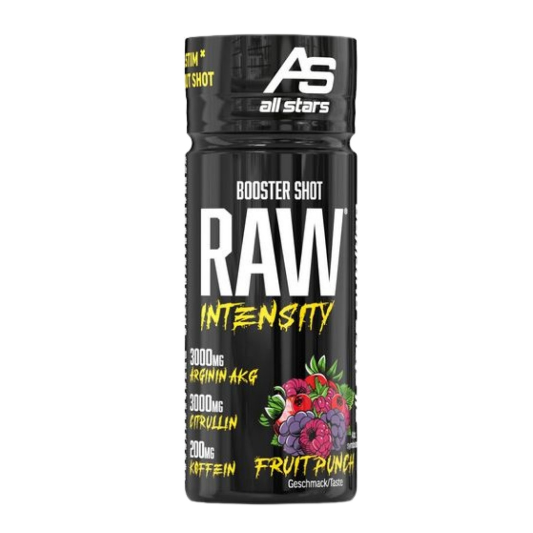 All Stars RAW Intensity Booster Shot - 60ml Fruit Punch