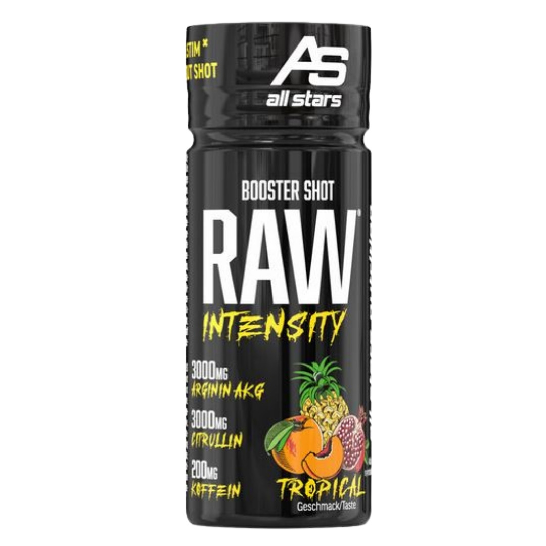 All Stars RAW Intensity Booster Shot - 60ml Tropical Punch