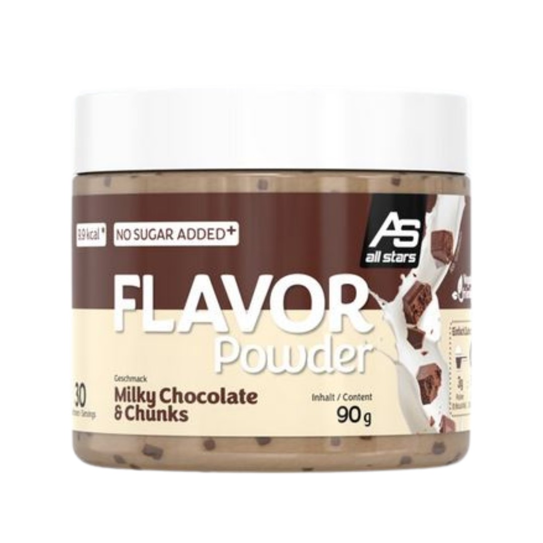 All Stars Flavour Powder - 90g Milky Chocolate & Chunks