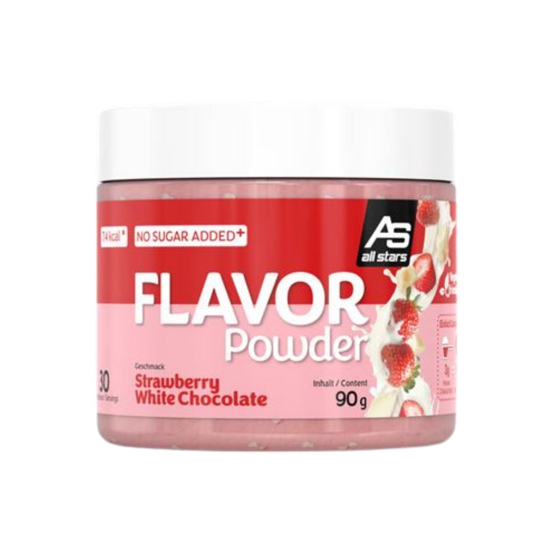 All Stars Flavour Powder - 90g Strawberry White Chocolate