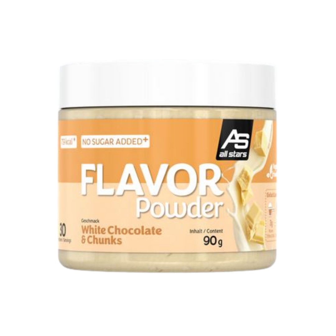 All Stars Flavour Powder - 90g White Chocolate & Chunks