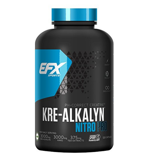 EFX Kre-Alkalyn Nitro Pro, 120 Kaps.