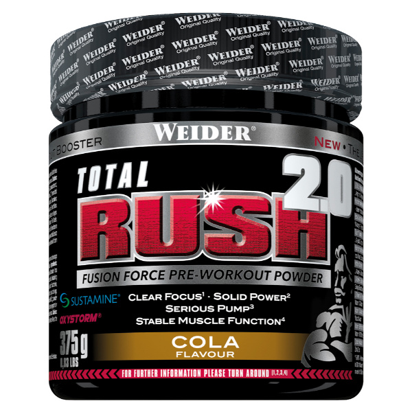 Weider Total Rush 2.0, 375g Cola