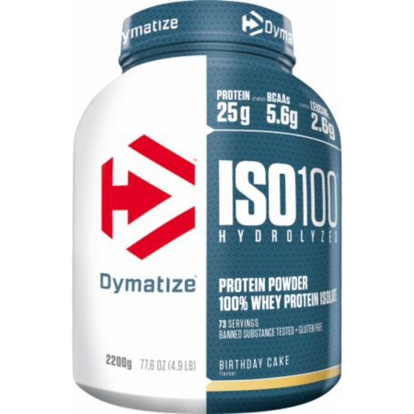 Dymatize ISO100 Hydrolyzed, 2200g Birthday Cake