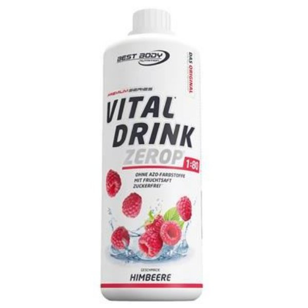 Best Body Nutrition Vital Drink, 1000ml Himbeere