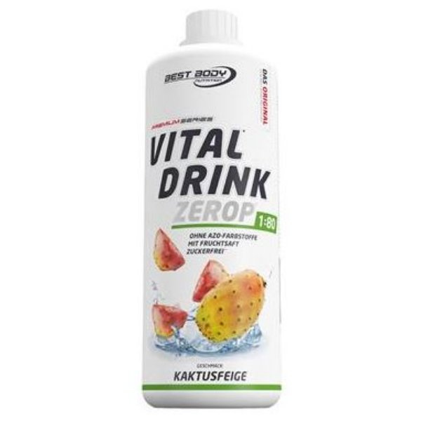 Best Body Nutrition Vital Drink, 1000ml Kaktusfeige