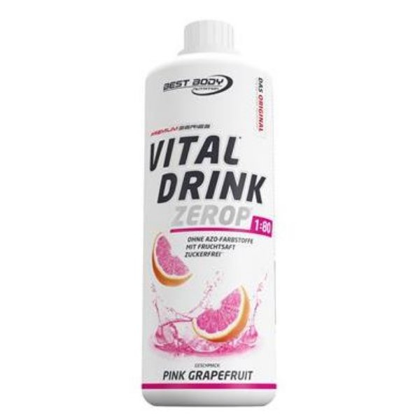 Best Body Nutrition Vital Drink, 1000ml Pink Grapefruit