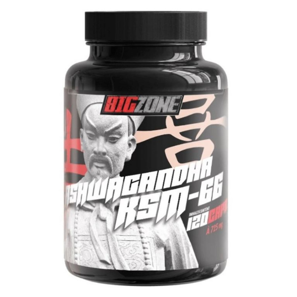 Big Zone Ashwagandha ksm-66, 120 Kaps.
