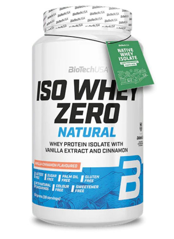 BioTech USA Iso Whey Zero Natural, 1000g Vanilla Cinnamon