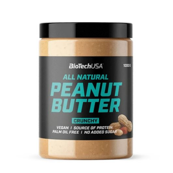 BioTech USA Peanut Butter, 1000g Crunchy