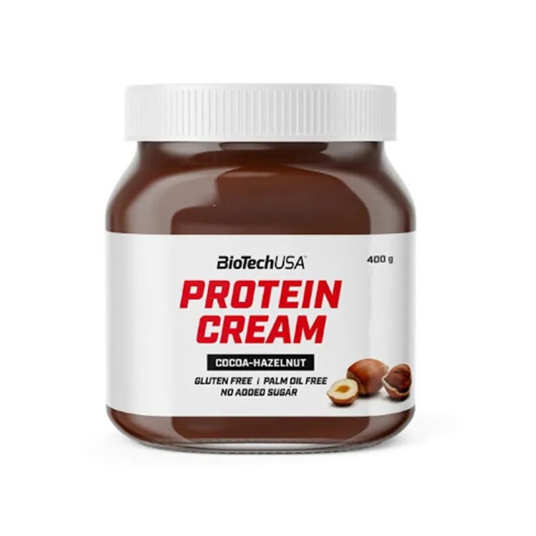 BioTech USA Protein Cream, 400g Cocoa Hazelnut