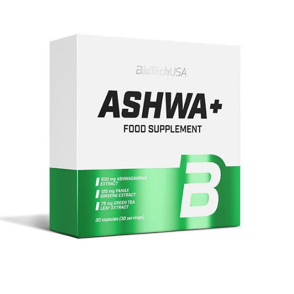 BioTech USA Ashwa+, 30 Kaps.