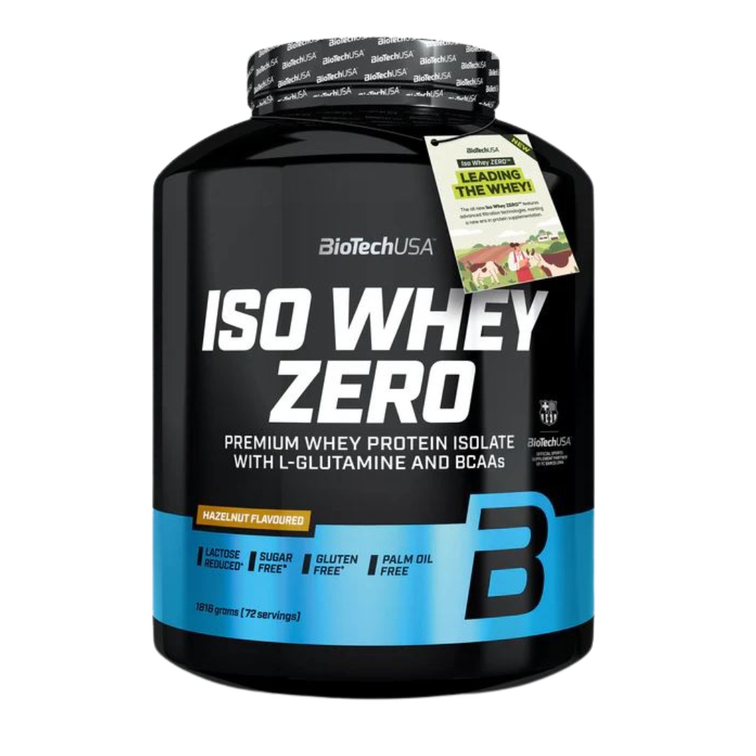 BioTech USA Iso Whey Zero 1816g Hazelnut