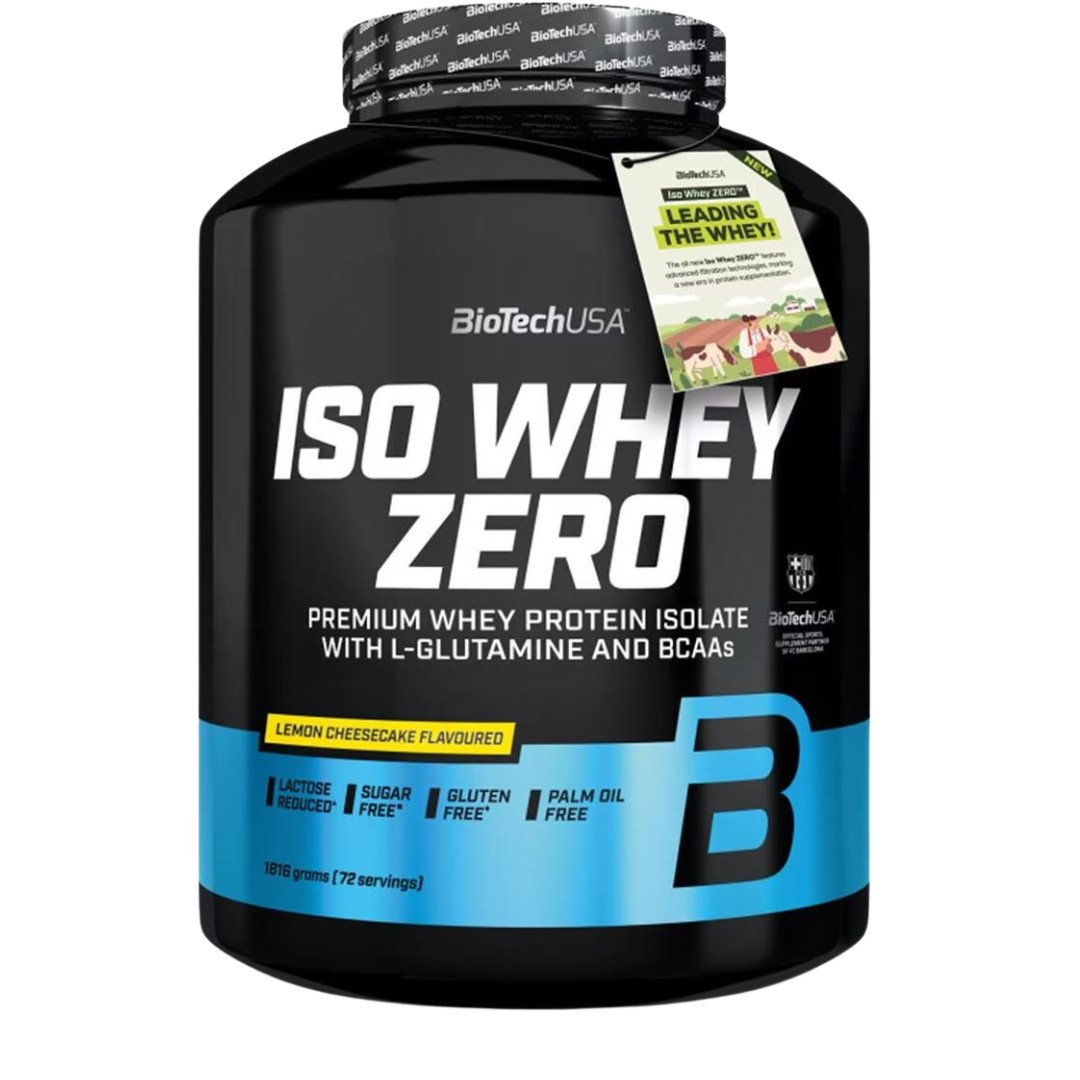 BioTech USA Iso Whey Zero 1816g Lemon Cheesecake