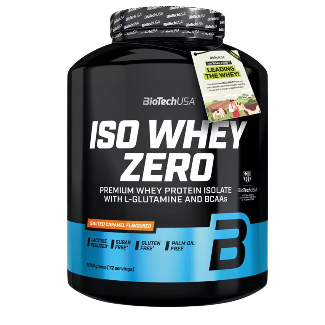 BioTech USA Iso Whey Zero 1816g Salty Caramel