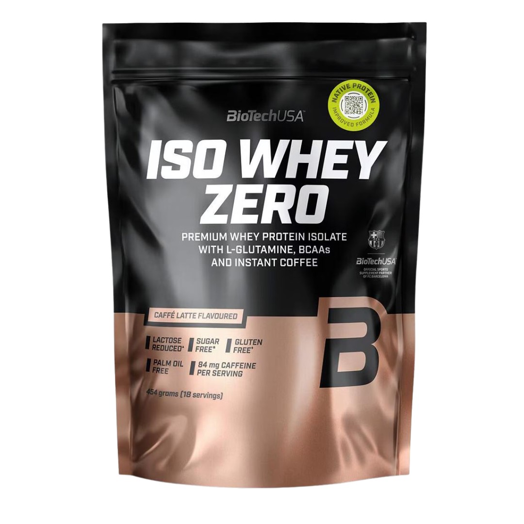 BioTech USA Iso Whey Zero 454g Caffé Latte