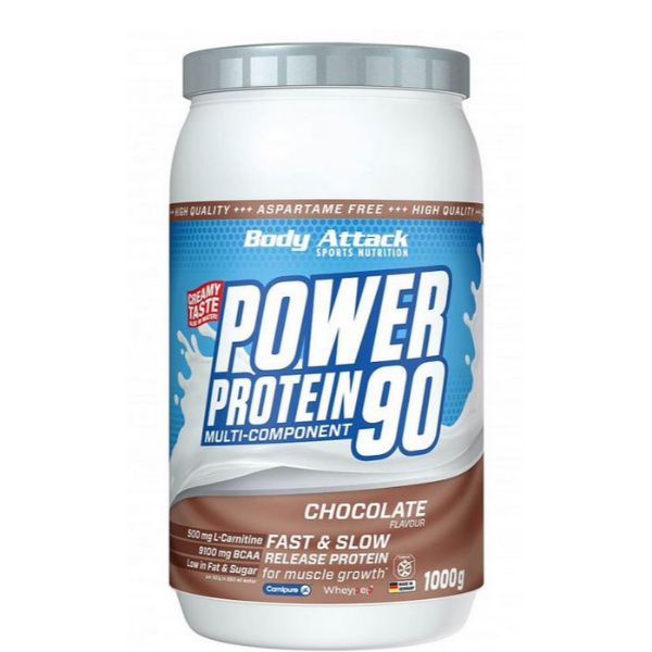Body Attack Power Protein 90, 1000g Hazelnut Cream
