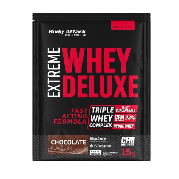 Body Attack Extreme Whey Deluxe 15g Vanilla