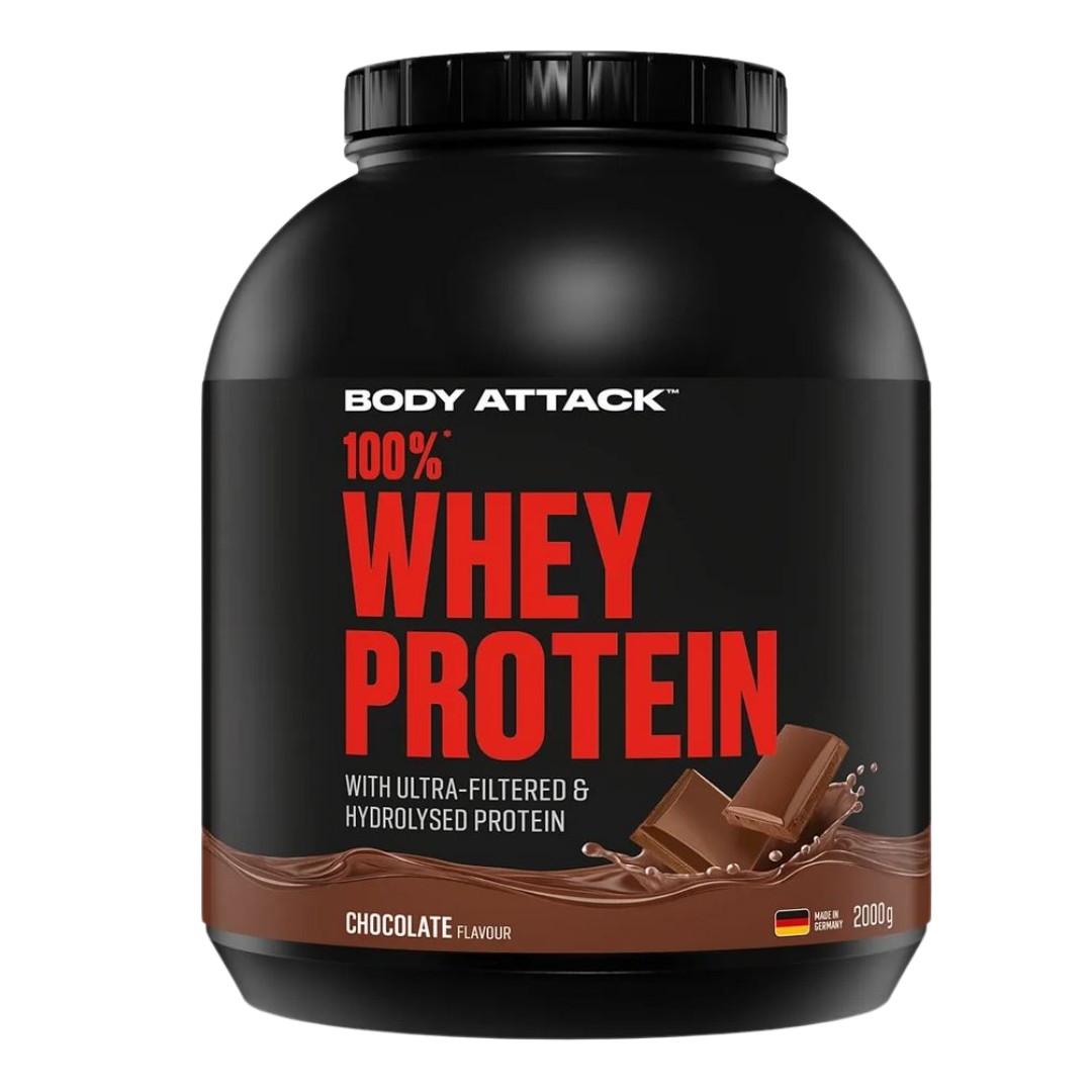 Body Attack 100% Whey Protein - 2000g Chocolate