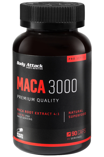 Body Attack Maca 3000, 90 Kapseln