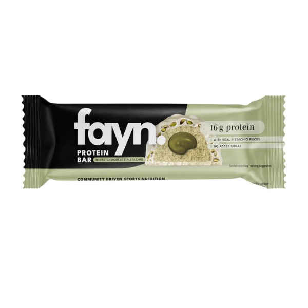 Fayn Protein Bar 1 x 55g Riegel White Chocolate Pistachio