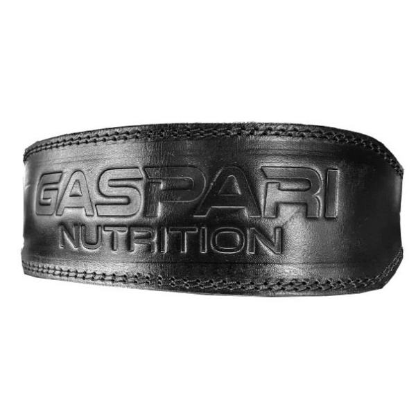 Gaspari Nutrition Gym Leather Belt, schwarz L