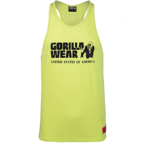 Gorilla Wear Classic Tank Top, limettengelb M